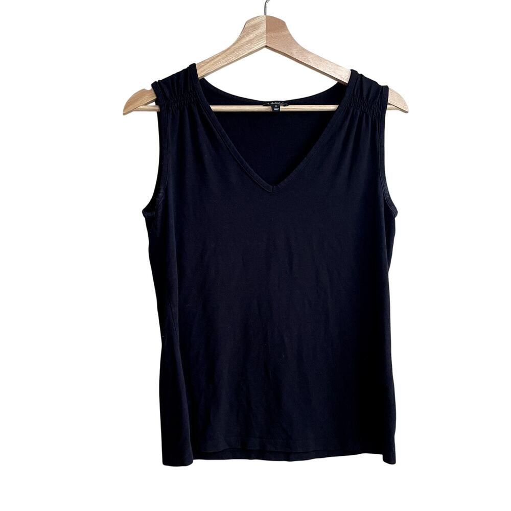 Talbots rayon v-neck sleeveless blouse tank top women's size medium FLAW